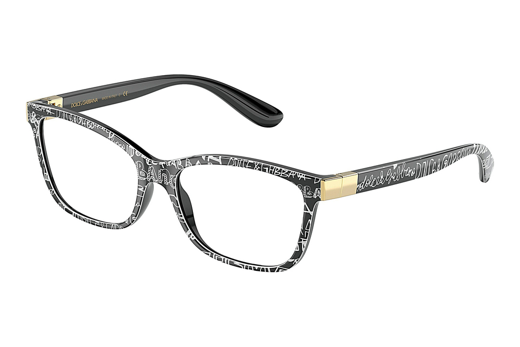 Dolce & Gabbana   DG5077 3313 Black Graffiti