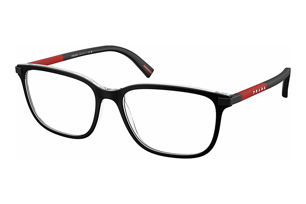 Prada Linea Rossa   PS 02RV 03I1O1 Top Matte Black On Crystal