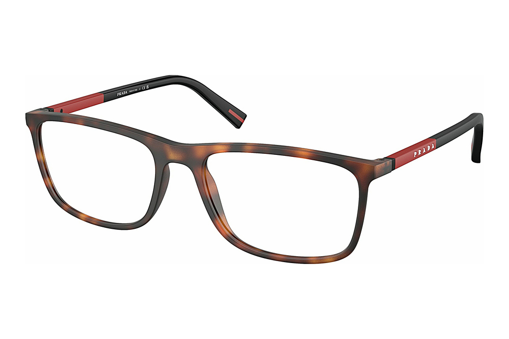 Prada Linea Rossa   PS 03QV 17X1O1 Dark Havana Rubbered