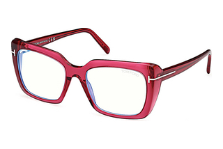 Tom Ford FT5992-B 075 Glänzend Dunkel Fuxia