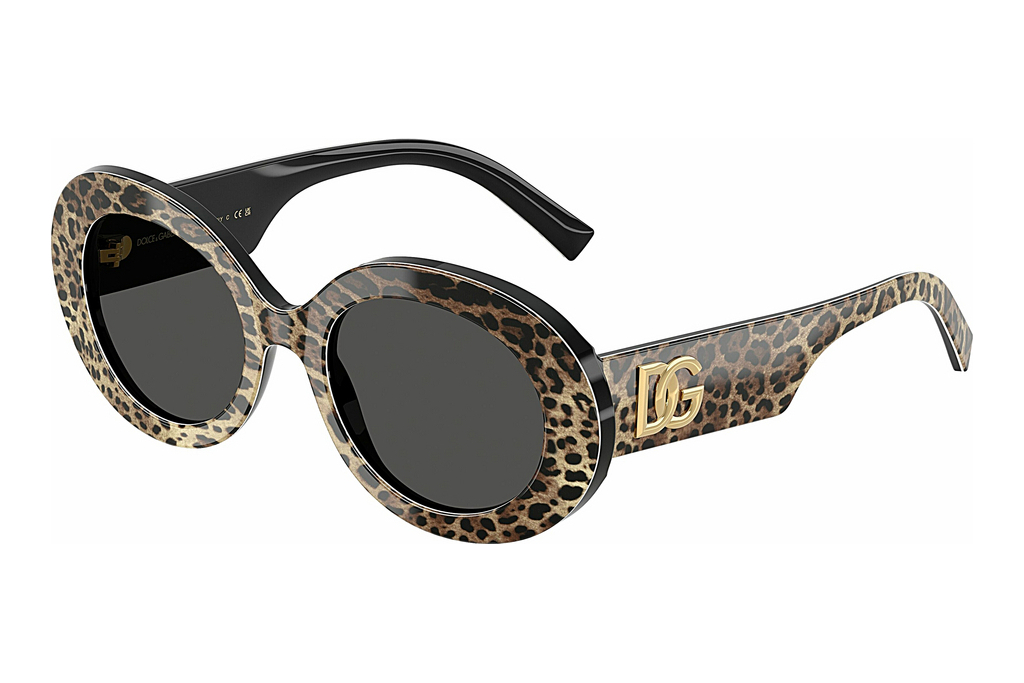 Dolce & Gabbana   DG4448 316387 Dark GreyTop Leo On Black