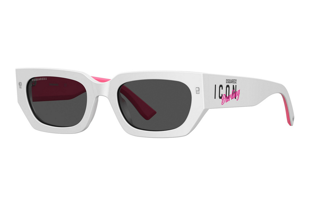 Dsquared2   ICON 0017/S 7FT/IR WHITE FUCHSIA