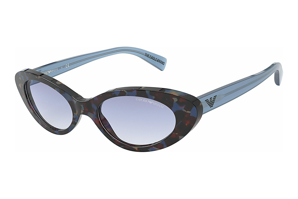 Emporio Armani   EA4143 582819 Clear Gradient Light BlueShiny Blue Havana