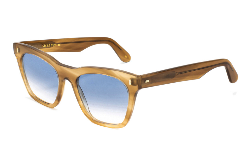 L.G.R   CECILE 64-3140 Blue Gradient Photochromic (Base 2)Havana Camel