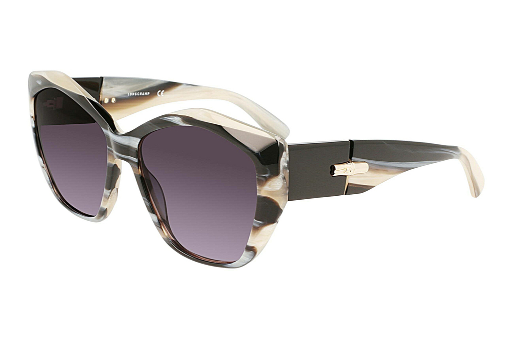Longchamp   LO712S 013 BLACK BLACK HORN