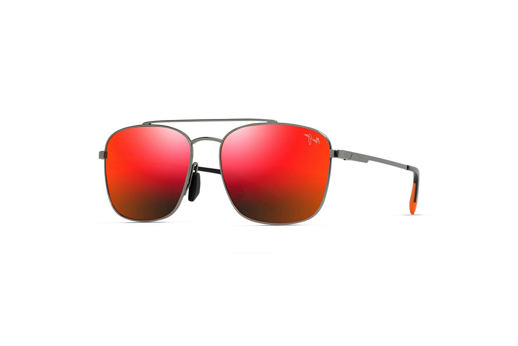 Maui Jim   Piwai AF RM645-17 Hawaii Lava ™Shiny Light Ruthenium