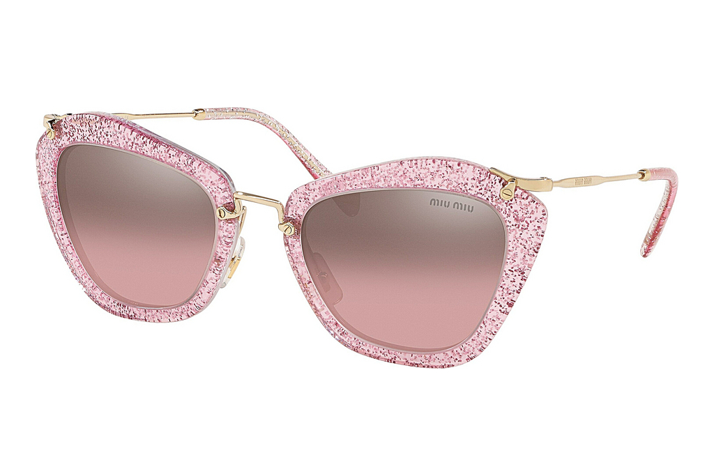 Miu Miu   MU 10NS 1467L1 Pink Mirror Silver GradientGlitter Pink