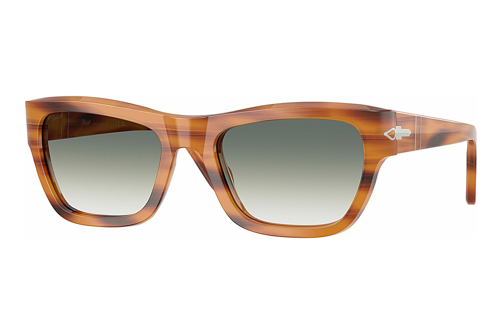 Persol   PO0091S 960/3A Clear Gradient GreenStriped Brown