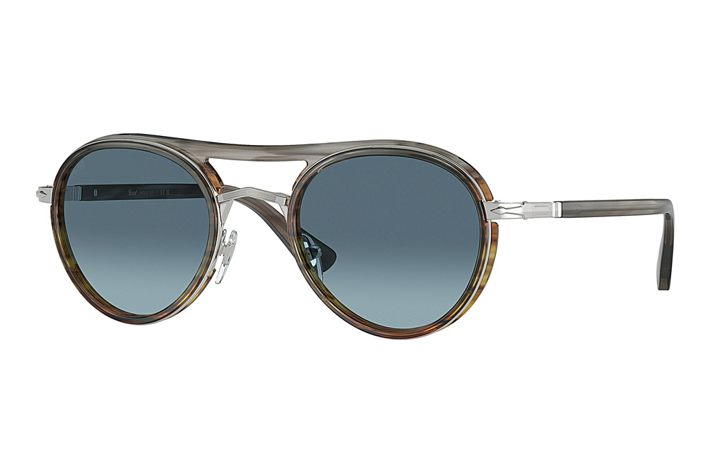 Persol   PO2485S 1147Q8 Blue GradientStriped Grey Gradient Striped Brown