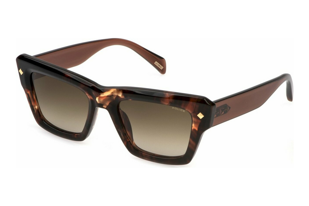 Police   SPLP48 02AD BROWN GRADIENT BROWNSHINY LIGHT HAVANA