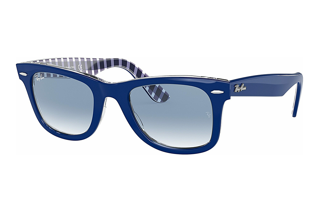 Ray-Ban   RB2140 13193F CLEAR GRADIENT BLUEBLUE ON VICHY BLUE/WHITE