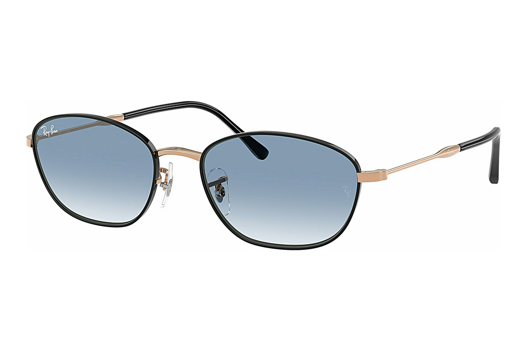 Ray-Ban   RB3749 92723F Clear Gradient BlueBlack On Rosegold