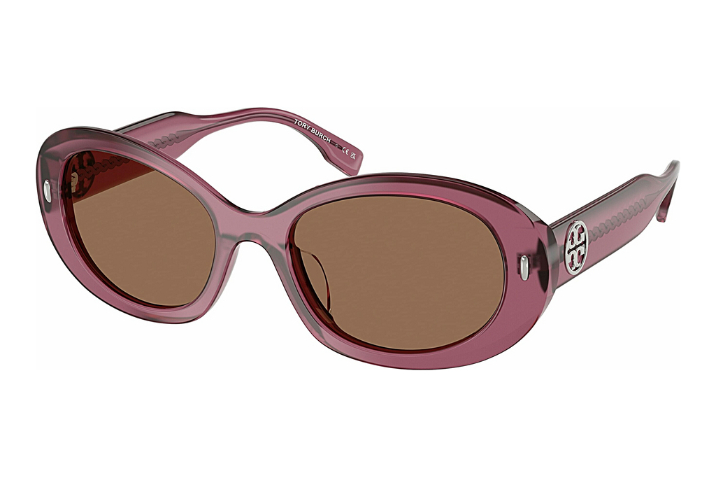 Tory Burch   TY7214U 317973 Dark BrownBerry Transparent