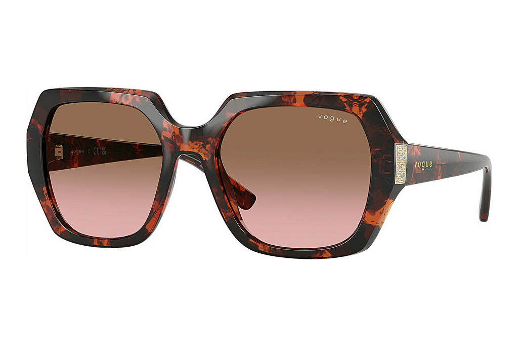 Vogue Eyewear   VO5612SB 318014 Pink Gradient BrownRed Havana