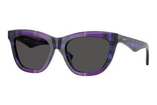 Burberry BE4435 411387 Dark GreyCheck Violet