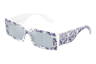 Dolce & Gabbana DG4416 345155 Light Blue Mirror SilverBlue Maiolica On White