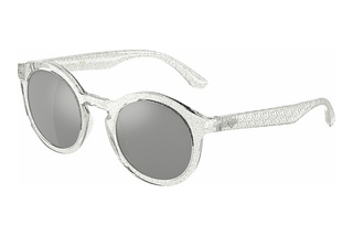 Dolce & Gabbana DX6002 31086G Light Grey Mirror Silver 80Crystal Glitter