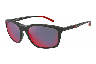 Emporio Armani EA4179 54376Q Dark Grey Mirror Blue/RedMatte Grey