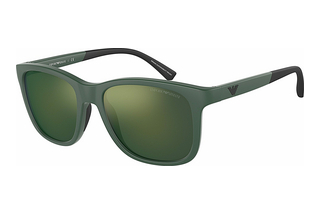 Emporio Armani EA4184 50586R Dark Green Mirror PetrolMatte Green