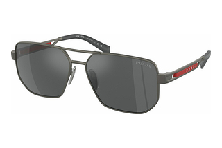 Prada Linea Rossa PS 51ZS 19K60A Grey Mirror SilverMatte Gunmetal