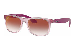 Ray-Ban Junior RJ9062S 7052V0 Clear Gradient Red Mirror RedTransparent Pink