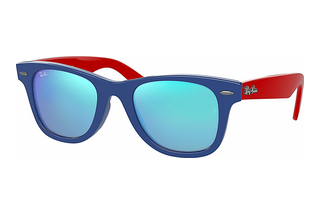 Ray-Ban Junior RJ9066S 7039B7 Brown Gradient Mirror BlueBlue