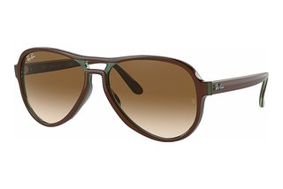 Ray-Ban RB4355 660451 Clear Gradient BrownBrown On Green
