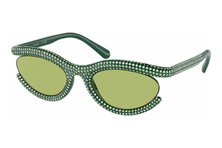 Swarovski SK6006 103430 Light Green Flash SilverGreen