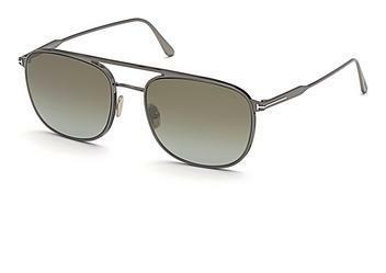 Tom Ford FT0827 12Q grün versp.12Q - ruthenium dunkel glanz / grün versp.