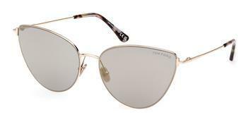 Tom Ford FT1005 32C 32C - gold / grau verspiegelt
