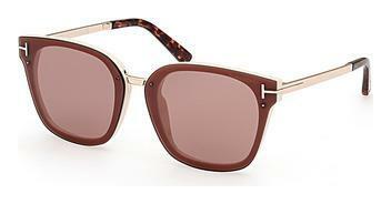 Tom Ford FT1014 25E 25E - elfenbein / braun