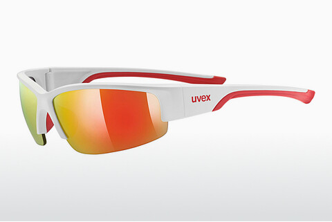 Ochelari de soare UVEX SPORTS sportstyle 215 white mat red