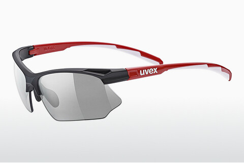 Ochelari de soare UVEX SPORTS sportstyle 802 V black red white